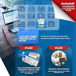 Sport Medical Alert Bracelet for Men & Women
