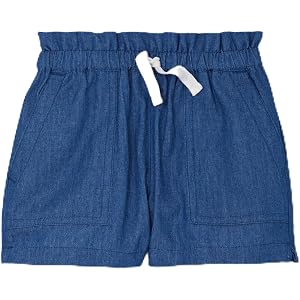 ROCKETS OF AWESOME Chambray Short for Baby Girl