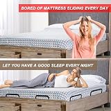 Sibosen 4Pcs Mattress Retainer Bar - Stop Mattress Sliding Easily view 3