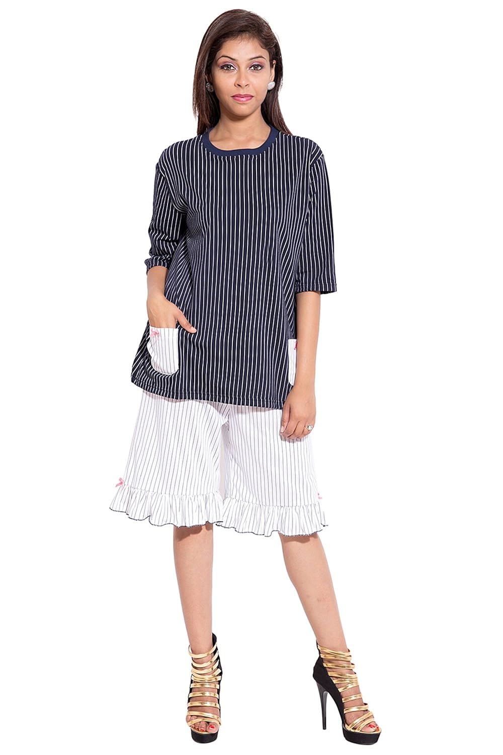 forever9teen women's hosiery night suit set_1ss16-0005/ns1-p