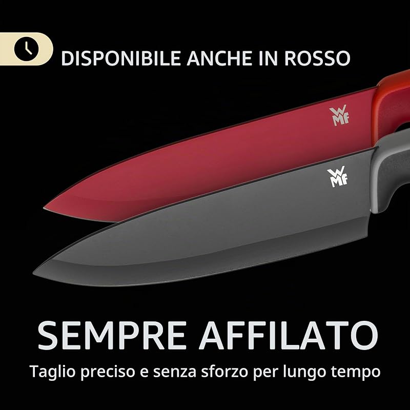 1879086100 Set di 2 Coltelli, Acciaio inossidabile, Nero