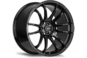 AVID1 AVID.1 AV-20 Gloss Black 18x8.5 Custom Wheel – 5x4.5 Bolt Pattern with +33 Offset – Lightweight Performance Alloy Wheel – Aggressive Street Style & Track-Ready Car Accessories