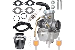 MTRPARTS PZ20 Carburetor for 50cc 70cc 90cc 110cc 125ccr Kazuma Baja TaoTao 110B NST SunL Chinese Quad 4 stroke ATV 4 wheeler Go kart Dirt Bike Honda CRF50F XL75 CRF80F XR50R PZ20
