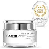 Vitamin K Cream with Arnica &ndash; Revitalizing Formula for the Appearance of Bruising, Spider Veins, Broken Capillaries, Dark Spots &amp; Uneven Skin Tone &ndash; Under-Eye Cream for Dark Circles &amp; Puffiness.
