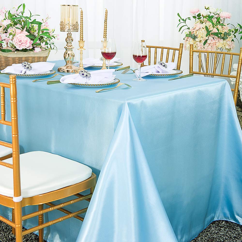 Best table cloth baby blue 90 x 156