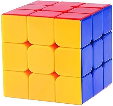 KISMIS (MAGNIFICO) 3X3X3 Speed Cube High Staybility Sticker Less Smooth Swing for Faster Movement