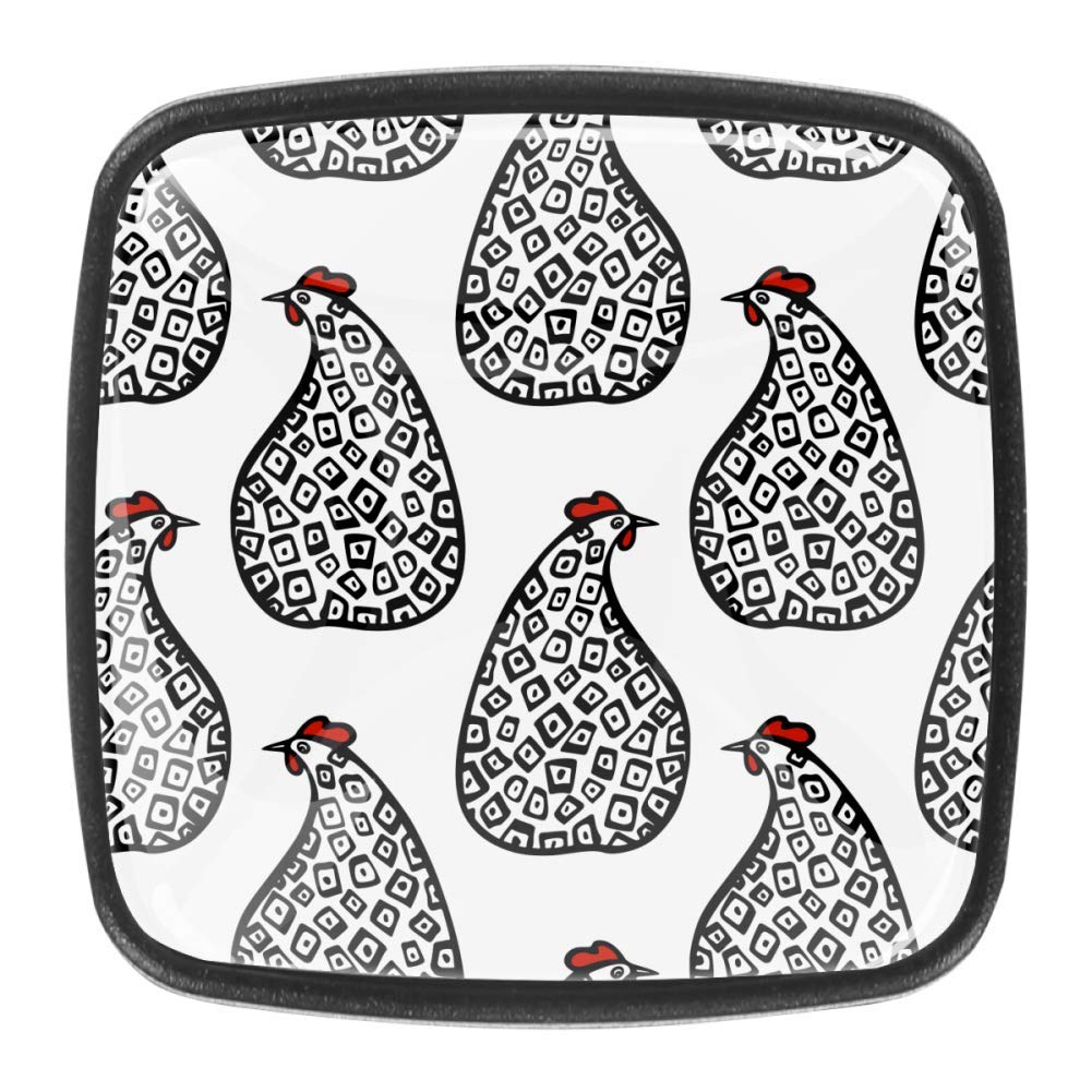 Schrankknöpfe mit Cartoon-Hahn-Motiv, moderne Schrankknöpfe und