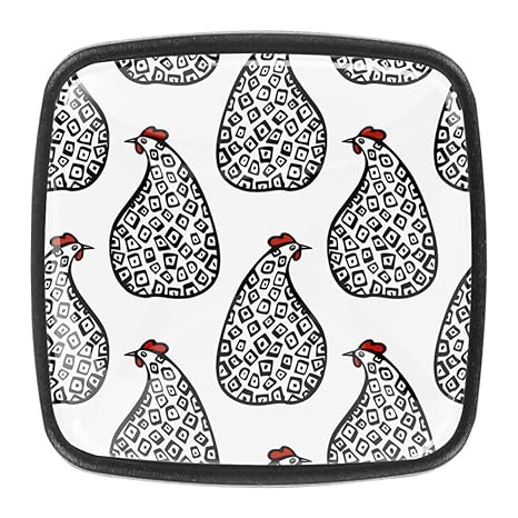 Schrankknöpfe mit Cartoon-Hahn-Motiv, moderne Schrankknöpfe und