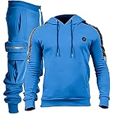 VoLIta Men's Tracksuit 2 Piece Hoodie Athletic Jogging Sweatsuits for Men Casual Sports Long Sleeve Pullover Suit Set