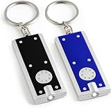 SOL 2 Pack LED Small Torch Keyring Light Compact Mini Flashlight view 1