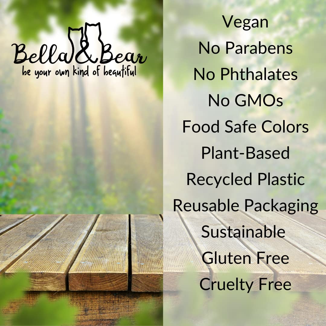 Bella & Bear Unicorn Dream Body Scrub - Vegan, Cruelty-Free, Paraben-Free Exfoliating Sugar Scrub for Smooth Skin - Mango, Pineapple & Vanilla