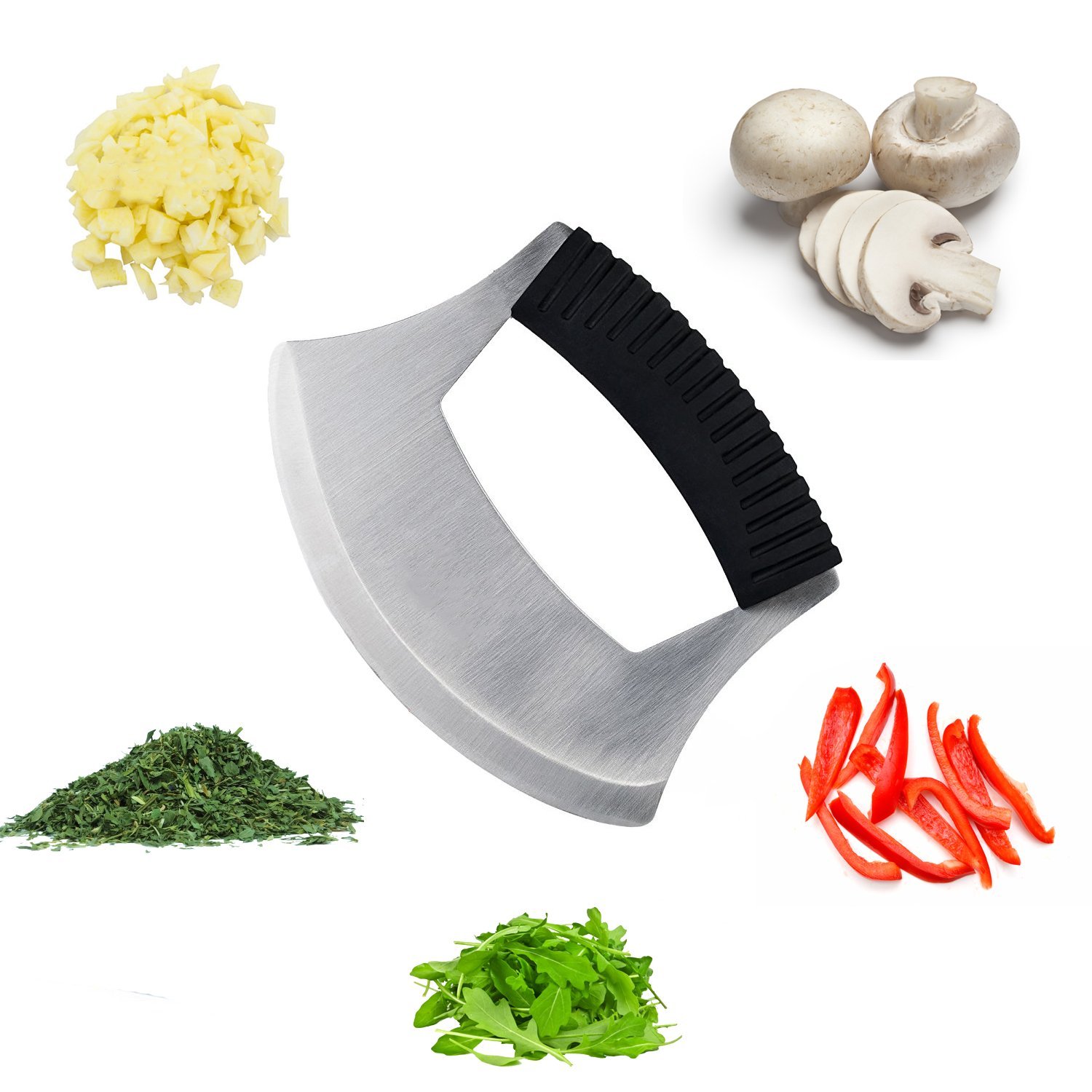 Pizza Cutter with Protective Cover, Multipurpose Cheese Slicer, Dough