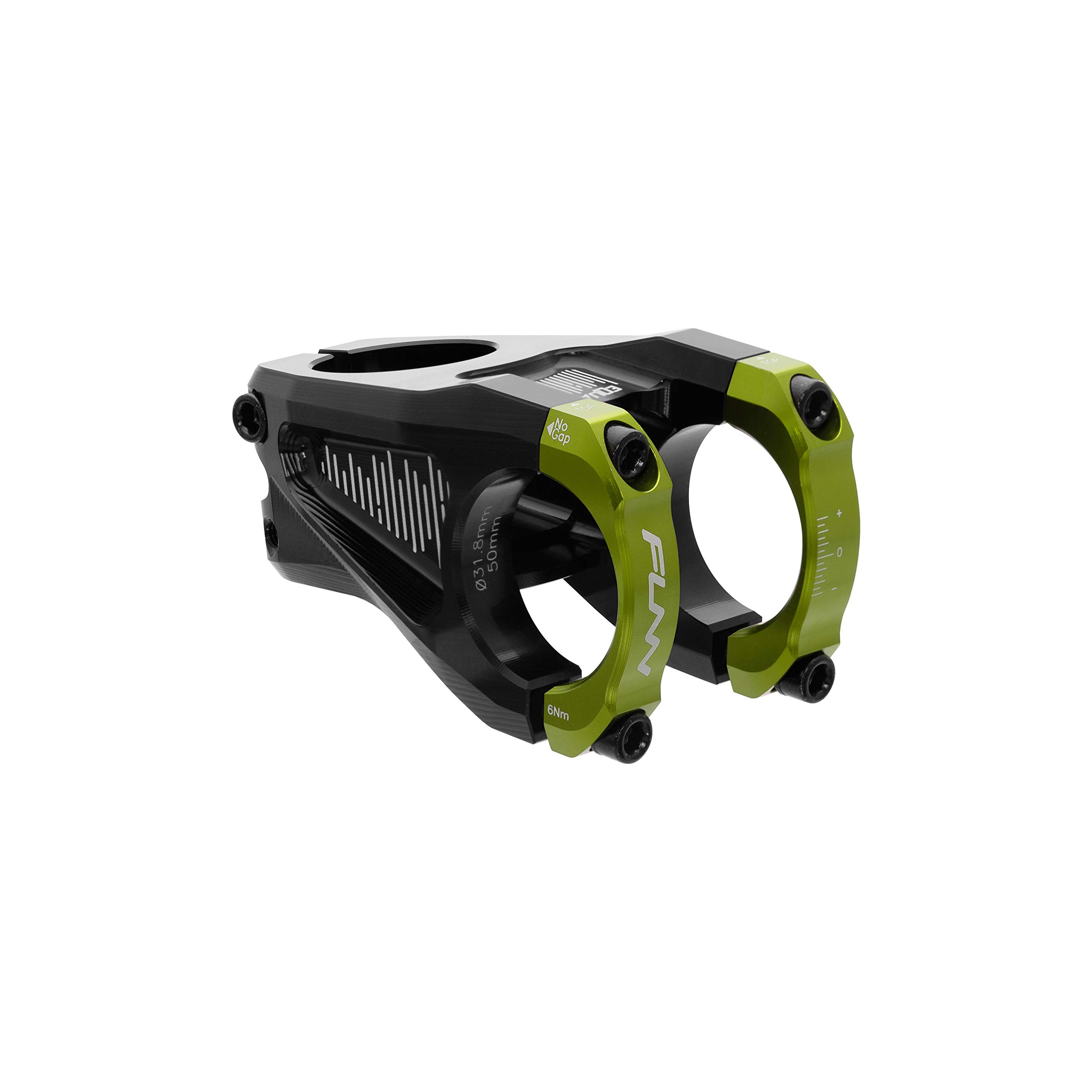 FUNN Equalizer Bike Stem with 10mm Drop or Rise, 31.8mm Bar Clamp (Length 50mm, Green) โ image 1
