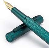 Hongdian erofa Dark Green Forest Bent Nib Fountain Pen with Converter Gift Box view 2