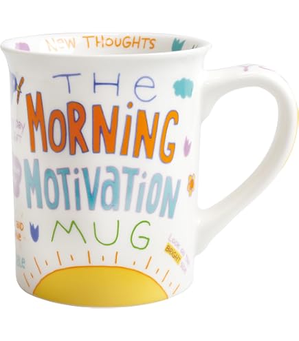 Tazza Da Caffè Enesco Our Name Is Mud 'Happy Birthday Made In The 70s' – Capacità 473 Ml, Gres, Adatta A Microonde E Lavastoviglie, Multicolore