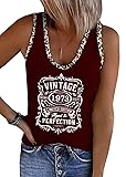 VKEGNIO Cute Vintage 1973 Birthday Gift Shirt