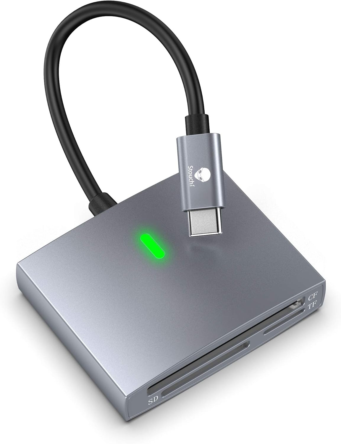Stouchi UHSII Lecteur de Carte SD/CF Adaptateur 3 en 1 USB C 3.1 vers SD 4.0 New MacBook Pro
