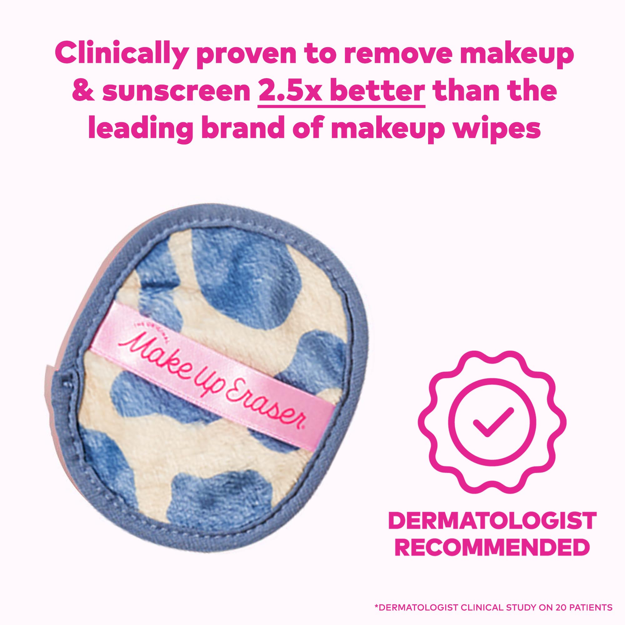 The Original Makeup Eraser, 7-Day Set, Erase All Makeup with Just Water, Including Waterproof Mascara, Eyeliner, Foundation, Lipstick, Sunscreen, and More!