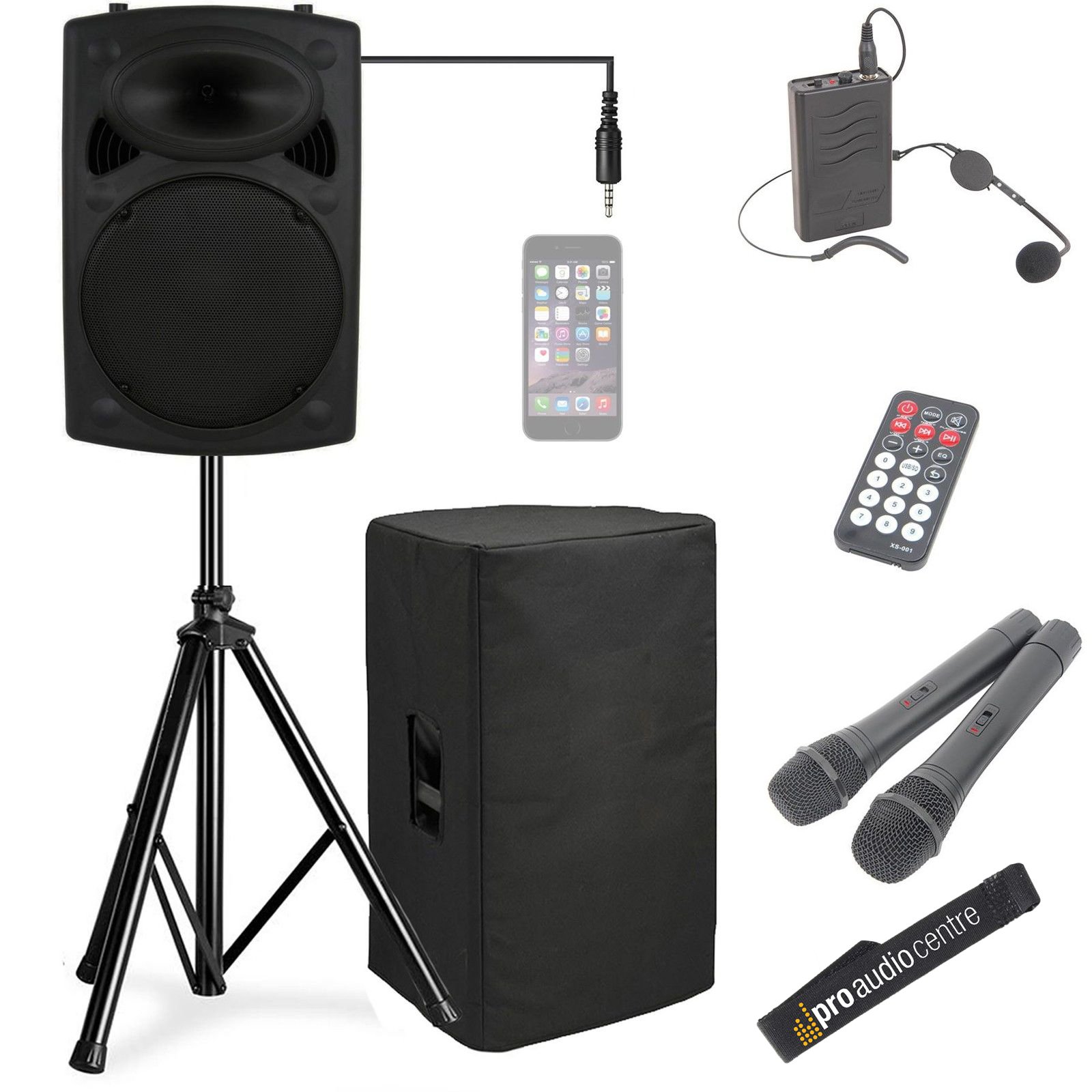 Gym Instructor PA Package Portable Sound System Fitness Wireless