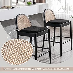 HEAH-YO Modern Bar Stools Set of 4, 30 Inches