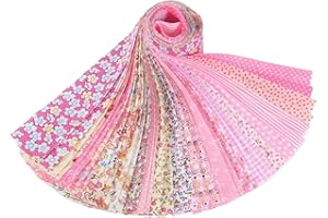 Jelly Roll Fabric Strips for Quilting,Pre-Cut Cotton Strips Bundles for Crafting - Craft Sewing Supplies for Cushion Covers T