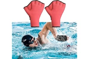 UNIQOCK Swimming Webbed Gloves Training Gloves Aquatic Fitness Paddles Water Resistance Diving Hand Web for Men, Women, Scuba Diving, Snorkeling, Spear Fishing