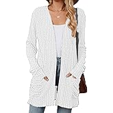 Lightweight Cardigans for Women Fashion Casual Oversized Long Sleeve Cardigan Sweater Loose Dressy Fall Holiday Tops
