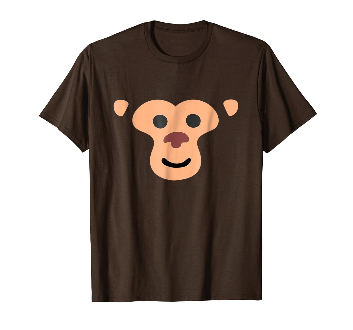 Cute Monkey Face T-Shirt Awesome Halloween Costume Gift Tee-ANZ