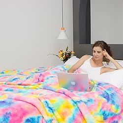 MUGD Fleece Blanket Pink Throw Blanket Throw