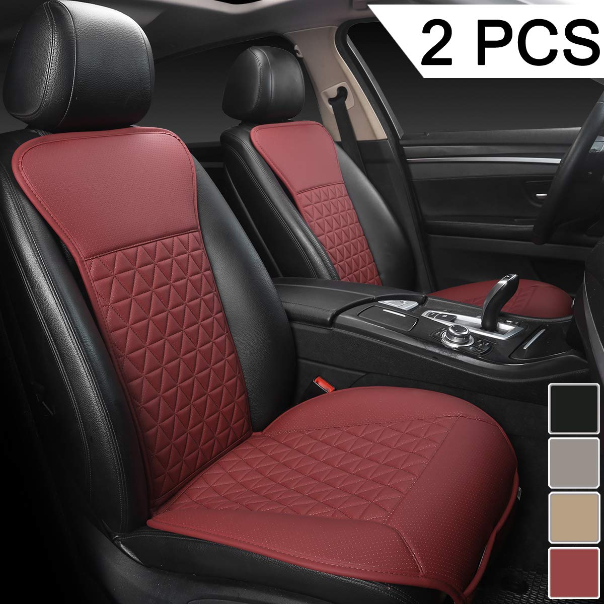Best wine red car seat covers waterproof