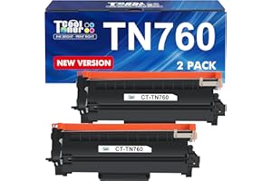 COOL TONER TN760 Toner for Brother Printer TN730: Compatible for Brother TN 760 730 DCP-L2550DW MFC-L2750DW TN-730/TN-760 TN-760 TN-730 MFC-L2710DW HL-L2350DW HL-L2395DW HL-L2370DW HL-L2390DW Black Cartridge