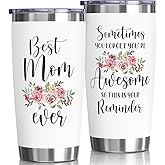 Gifts for Mom, Christmas Gifts from Daughter Son, 20 OZ Insulated Tumbler Best Mother Birthday Gift for Mama Mother-in-Law Wife Women, Unique Awesome New Mom Gift for Wife from Husband Insulated Cup