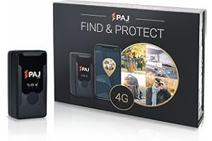 PAJ GPS Easy Finder – Human Tracking Device, GPS Tracker for Kids, Elderly, Seniors, Dementia, Alzheimer, up to 14 Days Battery Life, Real Time GPS Tracker, SOS Emergency Button & Shutdown Alarm