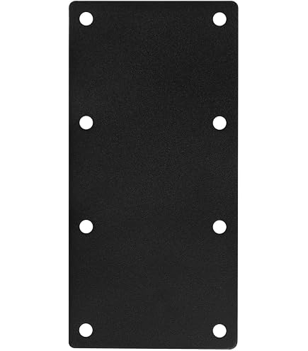 Uxcell 12-Pack Mending Plate Set – 5.44” X 1.97” Heavy-Duty Flat Brackets With Screws, Black Iron – Perfect For Wood Frames, Shelves & Furniture