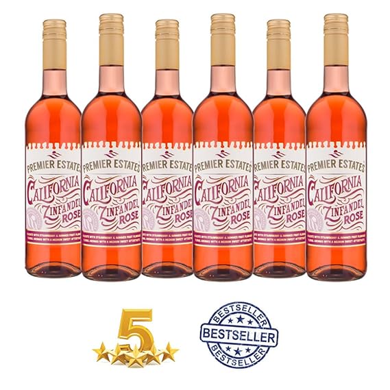 Premier Estates Best Zinfandel Rose Wine Californian Rose Wine