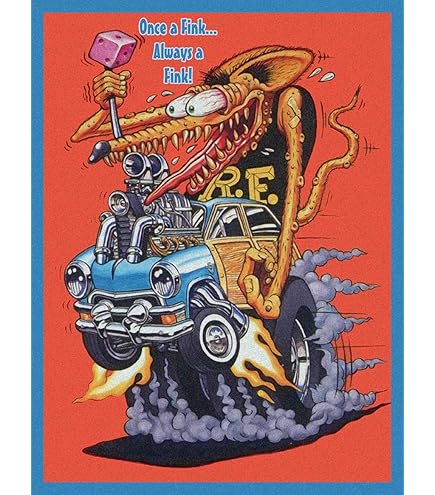 Amazon.com: American Collectibles Rat Fink Forget the Garage RF by