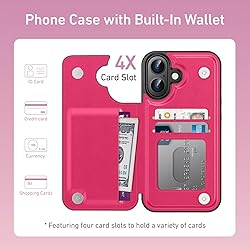 Goodon for iPhone 16 Case Wallet - Flip Folio