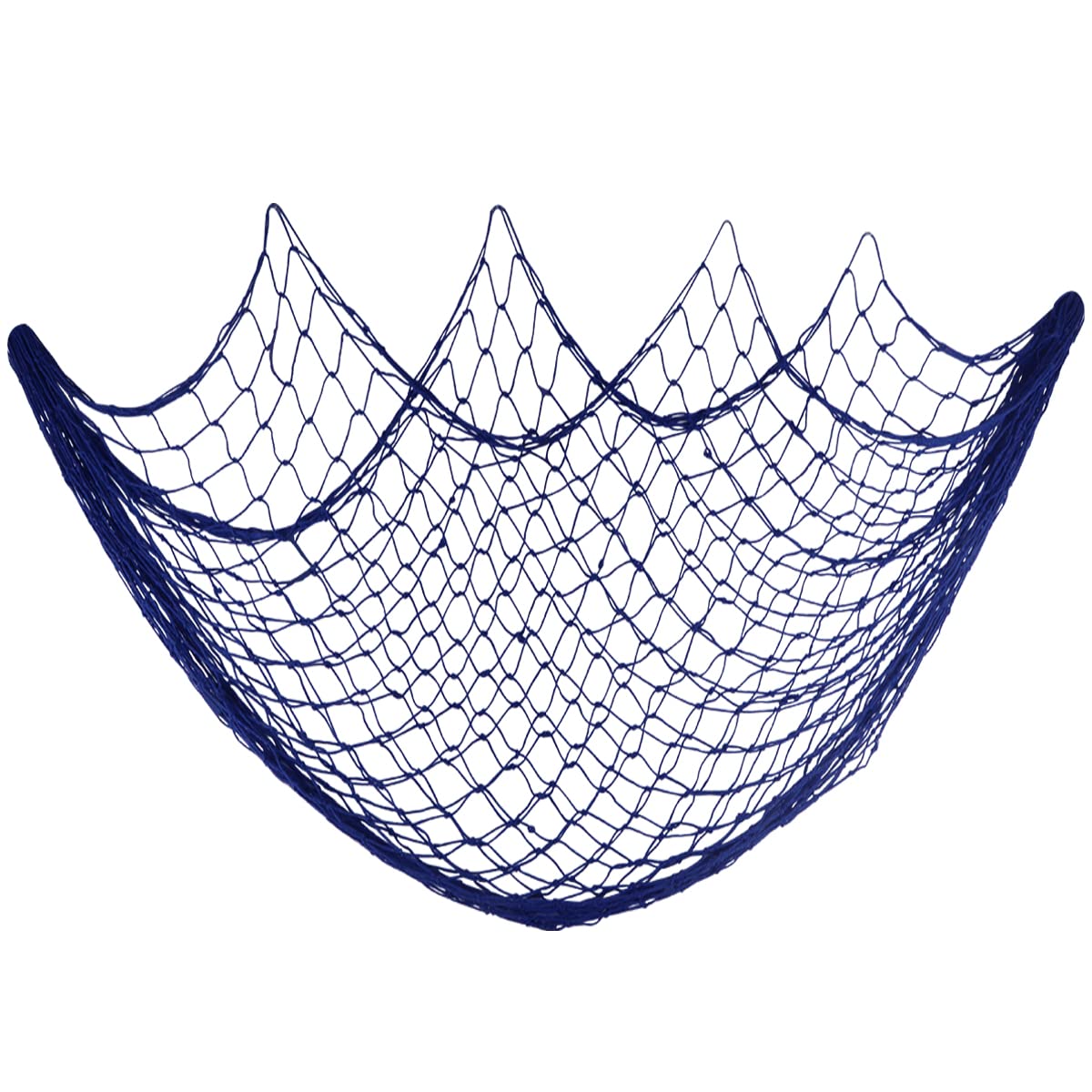 Fishing Net Wall Decoration Beach Fishing Net Theme Wall Hanging for Party Wall Decoration Wedding Home Photography Decoration 150 cm × 200 cm (A-Blue)