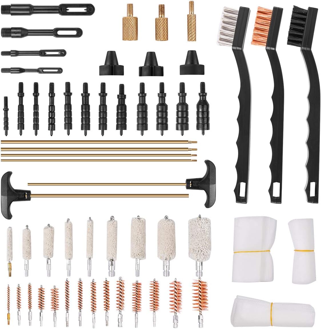 Gogoku Universal Gun Cleaning Kit Gun Brush Hunting Rifle Pistol Shotgun Cleaning Kit Universal Supplies with Carrying Case : Sports & Outdoors