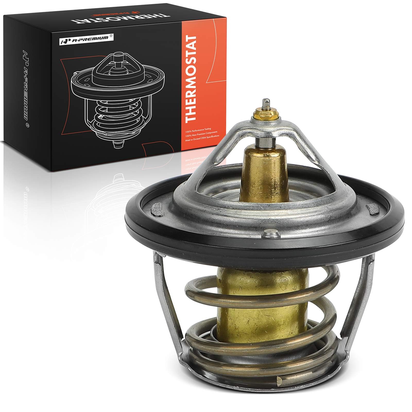 Photo 1 of A-Premium Engine Coolant Thermostat with Seal Compatible with Subaru Forester 2004-2016, Impreza 1995-2011, Legacy 1995-2015, Outback 2000-2015, SVX 1995-1997, Tribeca 2008-2014 & Saab 9-2X 2005-2006