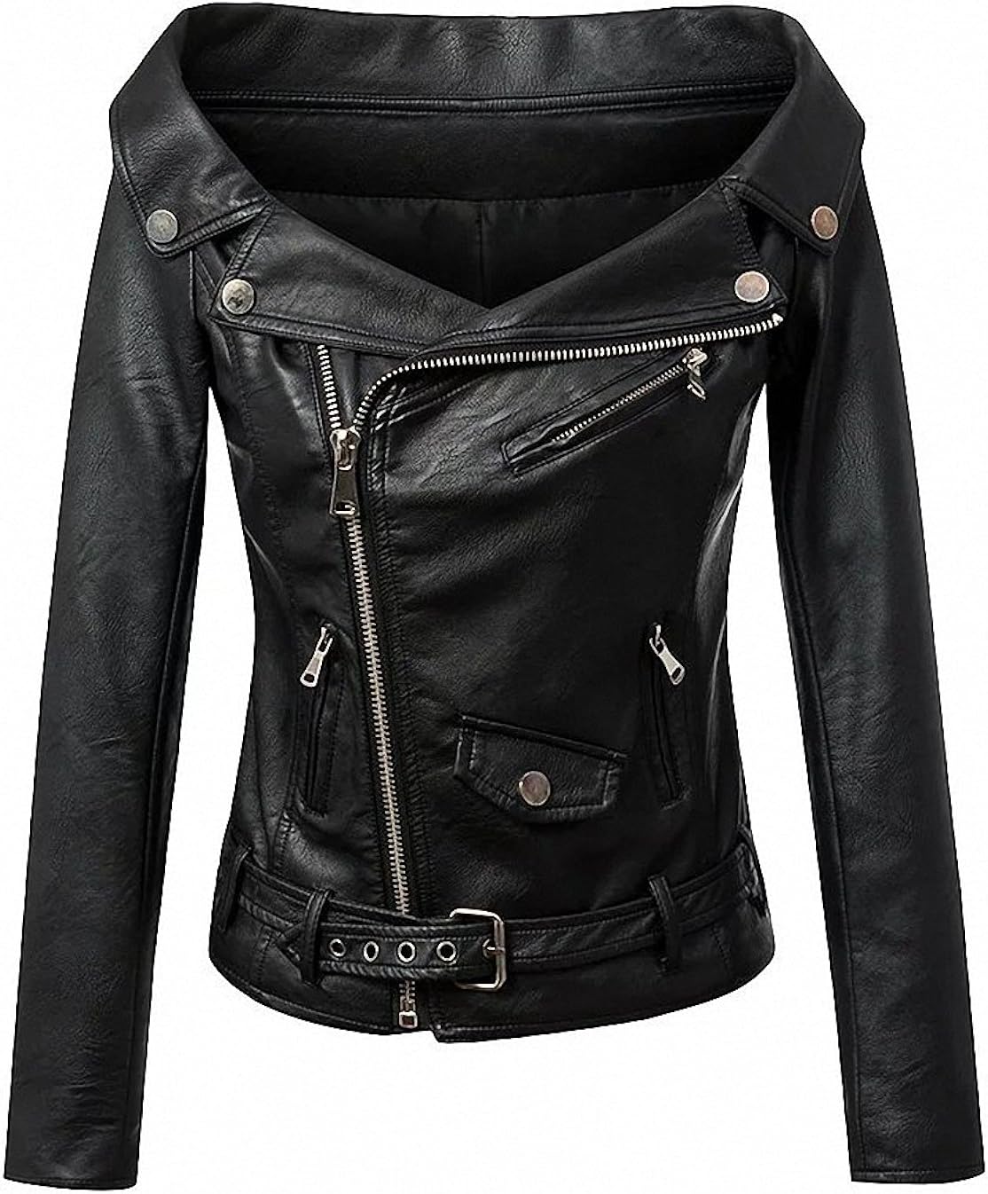 plus size off the shoulder jacket