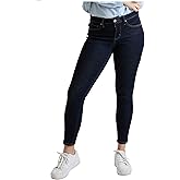 ROYALTY FOR ME Women's Premium Stretch Skinny Jean, S Warm Midnight Sky Blue, 12