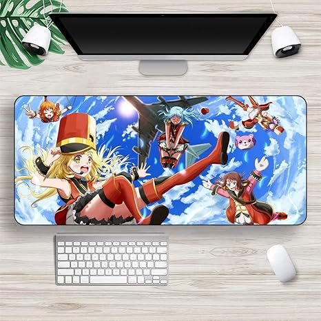 Amazon Co Jp 大判マウスパッドコンピュータ周辺機器アニメー 奥沢美咲 弦巻こころ 松原花音 ション防水 滑り止めおしゃれ 萌え かわいい グッズ ホビー