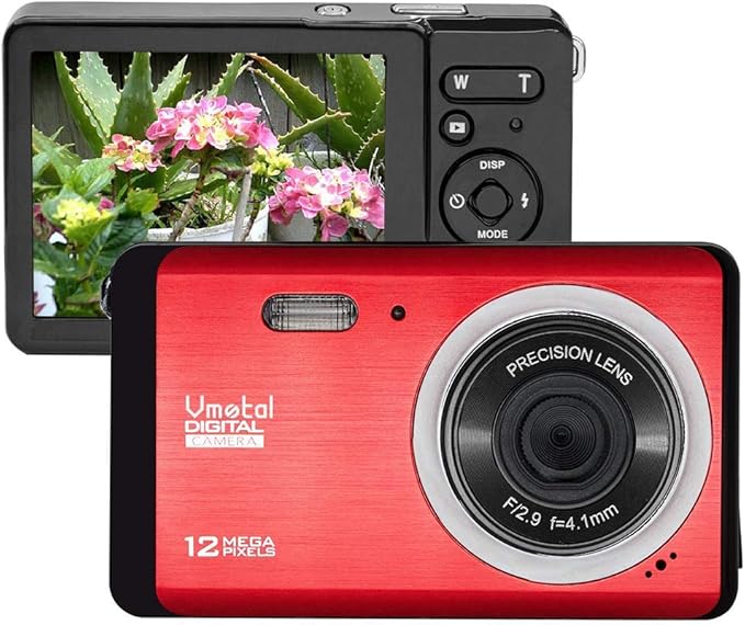 Digital Camera 12MP HD 2.8 Inch TFT LCD Screen, Vmotal HD