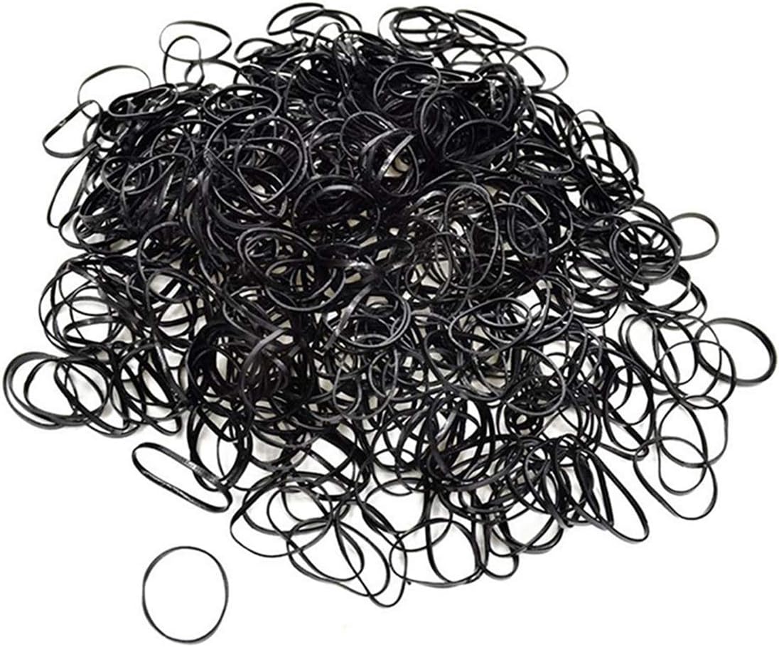 TYGA Store Pack of 1000 Mini Rubber Bands Soft Elastic Bands for Kids Hair Braids Ponytail Hair