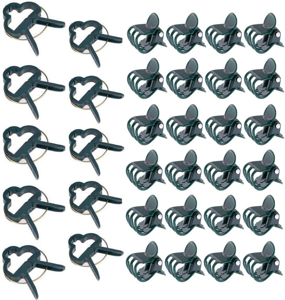 Haishell 120 Pcs Plant Clips Orchid Clips Flower and Vine Clips Garden