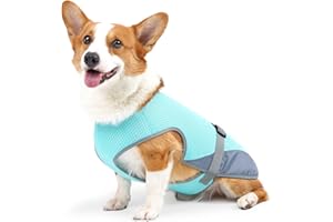 MARUNDA Dog Cooling Vest, Summer Cooling Coat for Dogs,Pet Cooling Vest Breathable Mesh Ice Vest Adjustable Straps Cool Jackets for Dogs