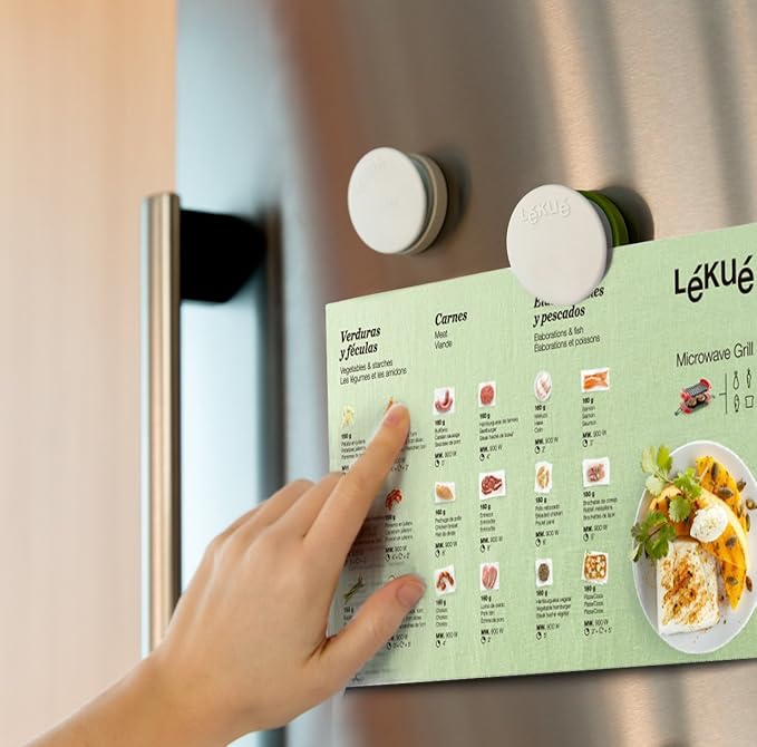 Amazon.com: Lekue 0220300r14 m017 microondas parrilla, 10