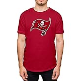 Hybrid Sports NFL - Tampa Bay Buccaneers - Distressed Team Logo - Men's and Women's Short Sleeve T-Shirt - Size 2 X-Large Tampa Bay Buccaneers - Cardinal Red