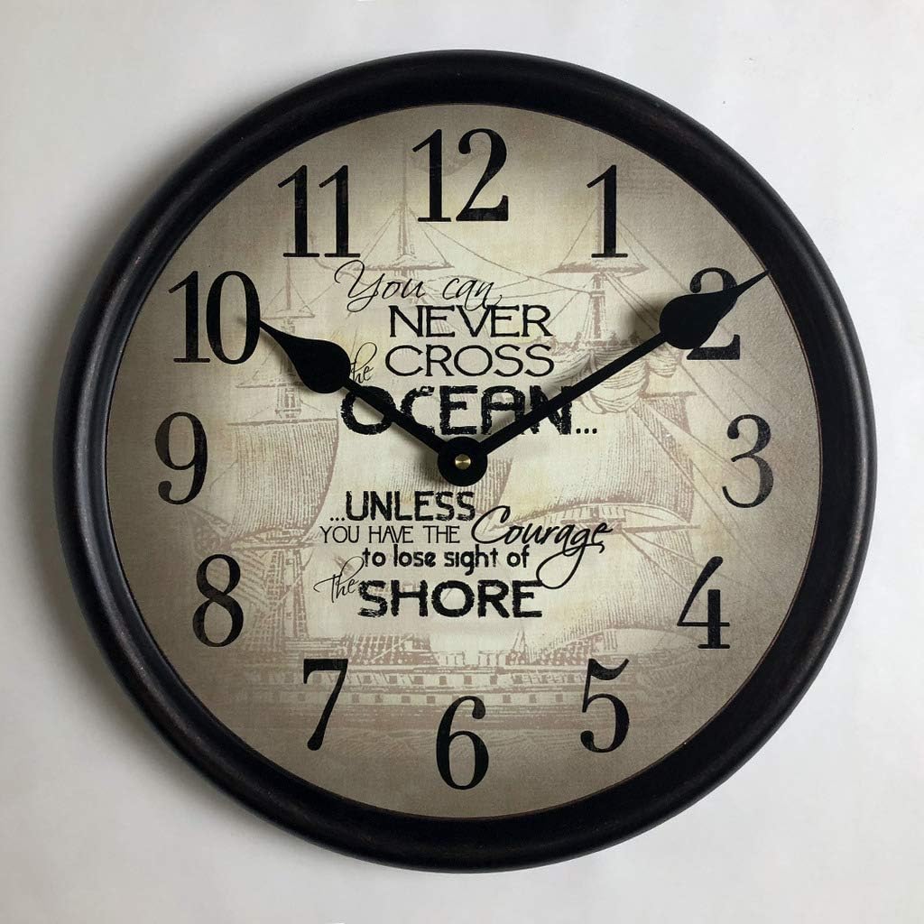Amazoncom Courage Nautical Wall Clock